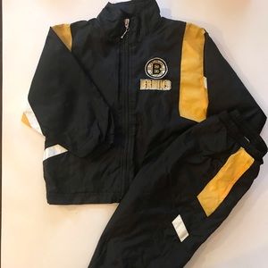 BOSTON BRUINS Track Suit, Jacket and Pants 24month